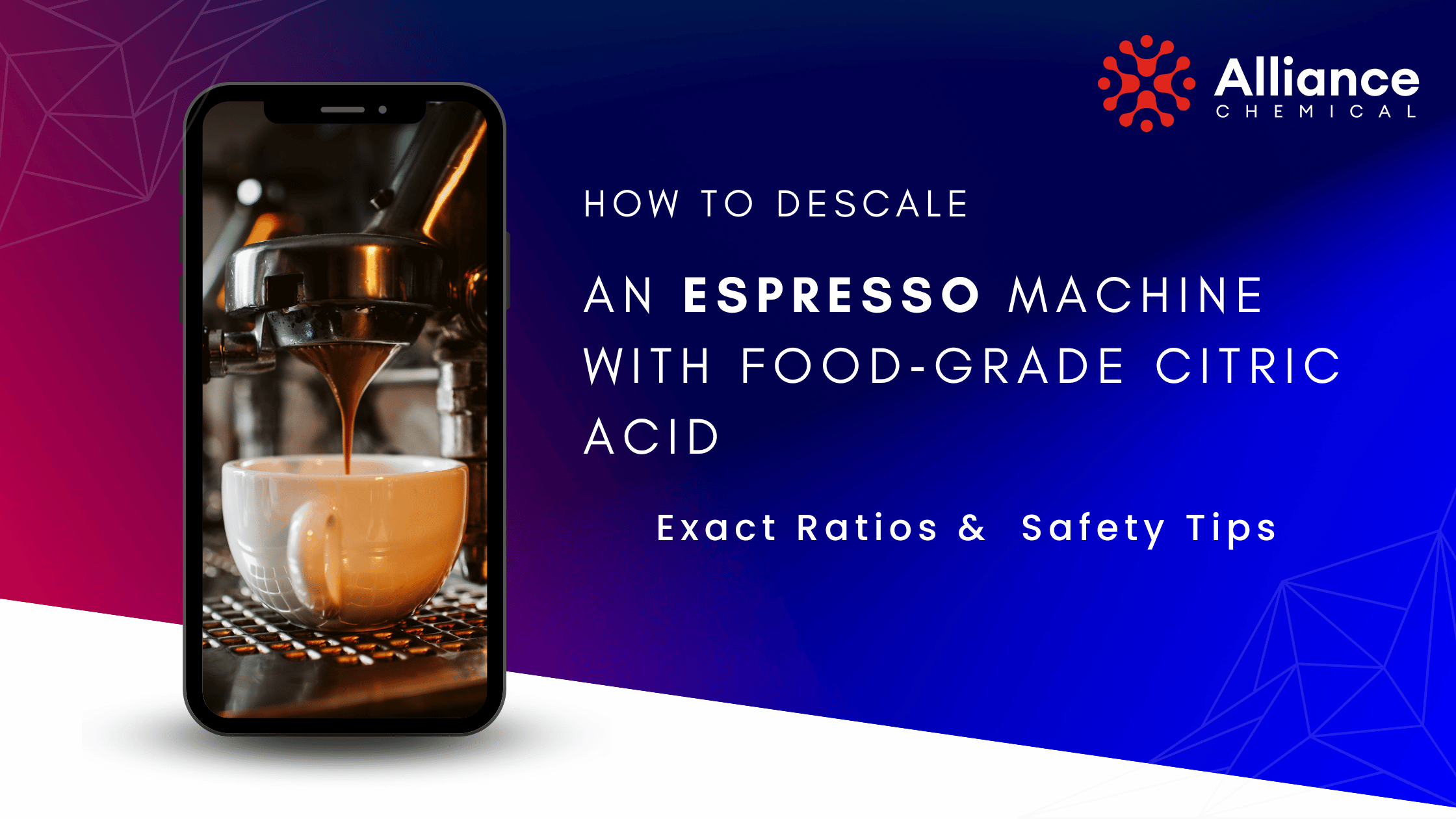 How to Descale an Espresso Machine with Food‑Grade Citric Acid—Exact Ratios & Safety Tips